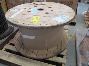 LOT (2188 FT) OF CABLE, ELECTRICAL TYPE, 2 AWG SIZE, 600V RATING, TIN COPPER MATERIAL, 1 CONDUCTOR, POWER KIND. HYPALON (CSPE) JACKET, FIREWALL III-J, FR-XLPE INSULATION, CABLE CODE G1D ROCKBESTOS (W-44) LOADING & HANDLING FEE $15-